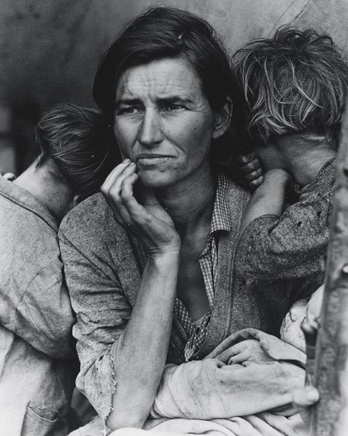 Dorothea Lange, Migrant Mother Dorothea Lange, Migrant Mother