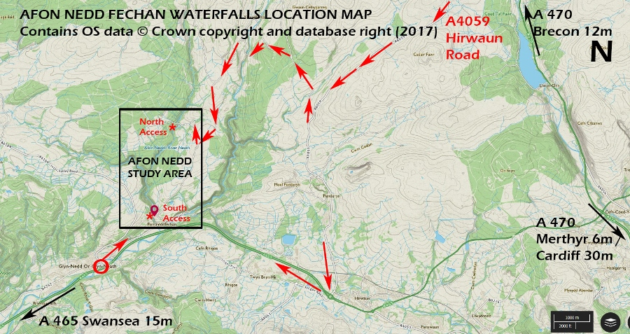 Photographing the Afon Nedd Waterfalls in the Brecon Beacons