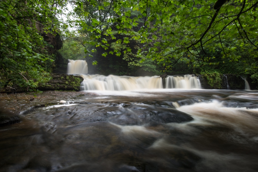 Photographing the Afon Nedd Waterfalls in the Brecon Beacons