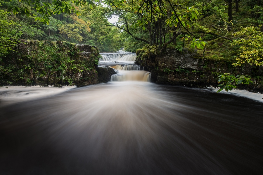 Photographing the Afon Nedd Waterfalls in the Brecon Beacons