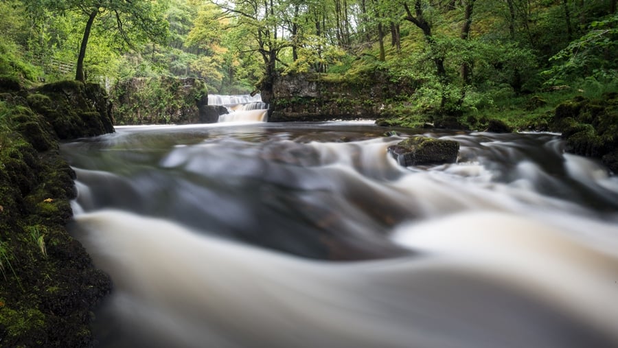 Photographing the Afon Nedd Waterfalls in the Brecon Beacons
