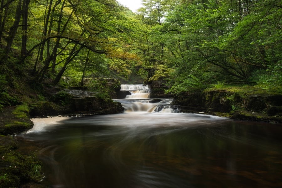 Photographing the Afon Nedd Waterfalls in the Brecon Beacons