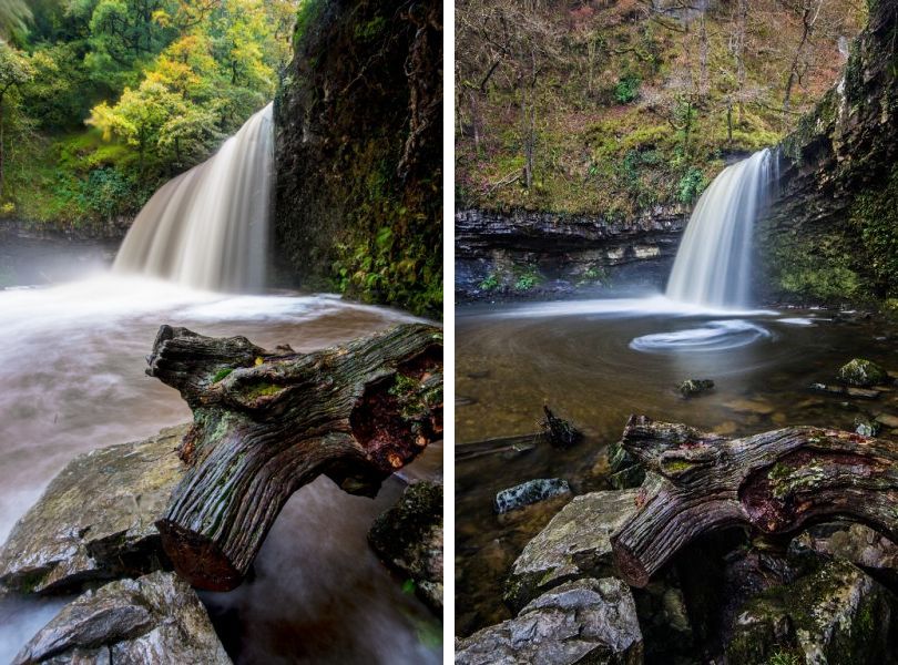 Photographing the Afon Nedd Waterfalls in the Brecon Beacons