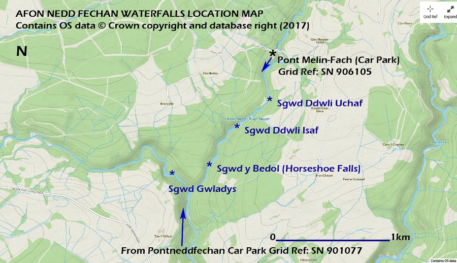 Photographing the Afon Nedd Waterfalls in the Brecon Beacons