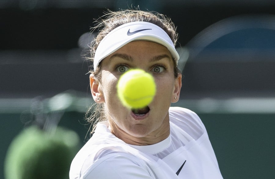A photo of tennis players at Wimbledon by Eddie Keough