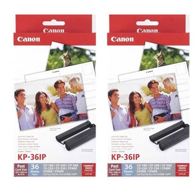 Canon KP36IP Ink + Paper Kit - Twin Pack