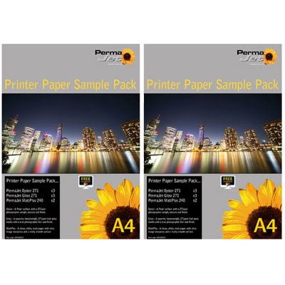 Permajet A4 Printer Sample Pack - 16 Sheets