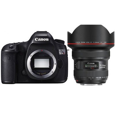 Canon EOS 5DS R Digtial SLR Camera with Canon EF 11-24mm f4L USM Lens