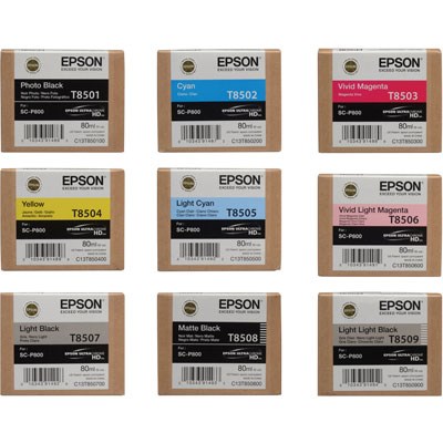 Complete Ink Set for Epson SureColor SC-P800