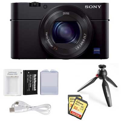 Sony Cyber-Shot RX100 III Digital Camera Premium Kit