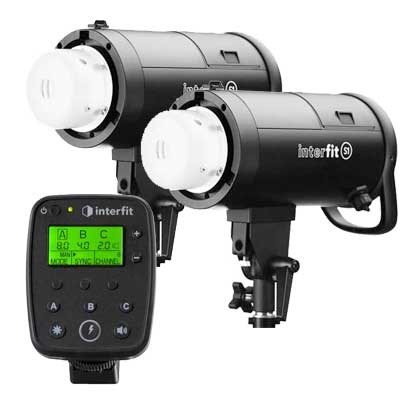 Interfit S1 Twin Kit with TTL-C Remote