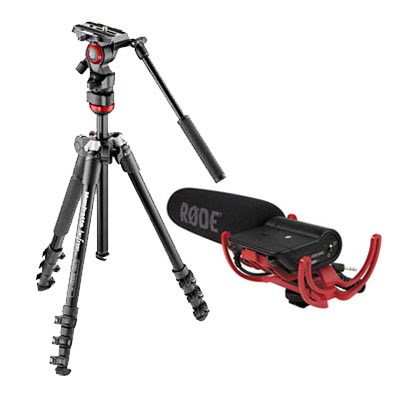 Manfrotto Befree Live Kit + Rode VideoMic