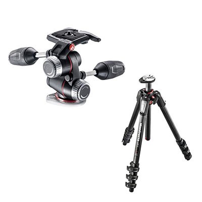 Manfrotto MT055CXPRO4 Carbon Fibre Tripod + Manfrotto MHXPRO-3W X-Pro 3-Way Head