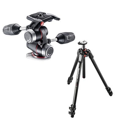 Manfrotto MT055CXPRO3 Carbon Fibre Tripod + Manfrotto MHXPRO-3W X-Pro 3-Way Head