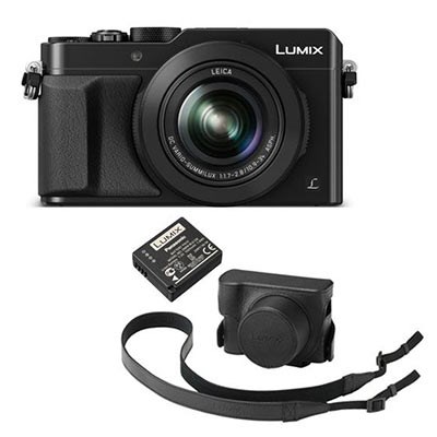 Panasonic LUMIX DMC-LX100 Digital Camera (Black) with Accessory Kit