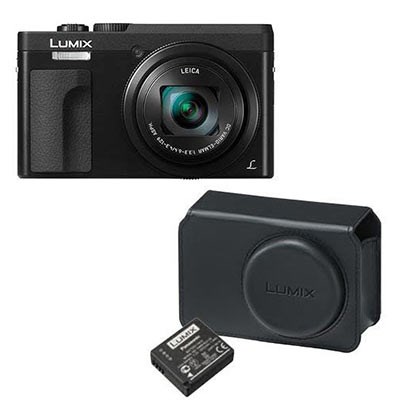 Panasonic Lumix DMC-TZ90 Digital Camera (Black) with Accessory Kit