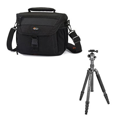 Manfrotto Element Carbon Fibre Big Traveller and Lowepro Nova 180 AW
