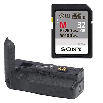 Fujifilm X-T3 VPB-XT3 Battery Grip plus Sony M Series 32GB UHS-II
