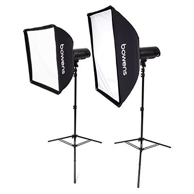 Bowens XE400 Twin-Head Softbox Kit