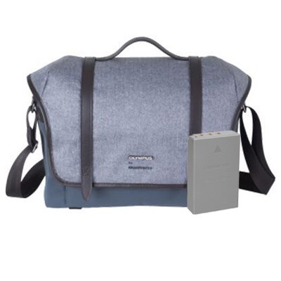 Olympus Explorer Shoulder Bag + Olympus BLS-50 Li-ion Battery