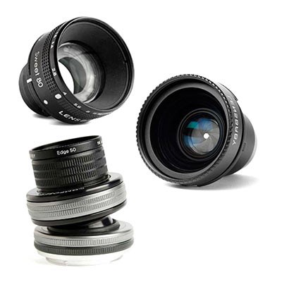 Lensbaby Composer Pro II + Sweet 35 Optic + Edge 50 Optic + Sweet 80 Optic - Nikon Z Fit
