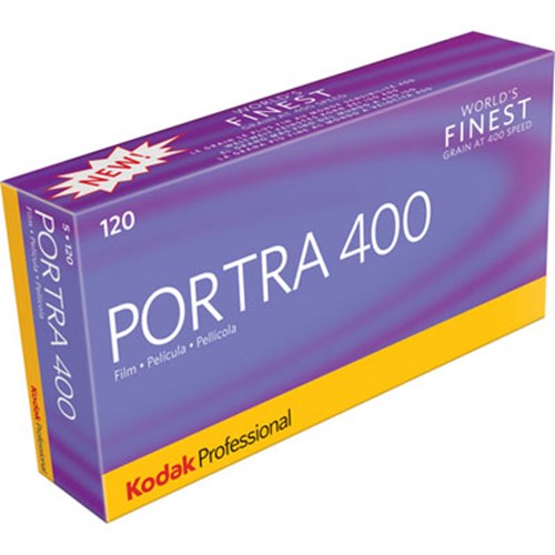 Used Kodak Portra 400 Professional Film 120 Pack of 5