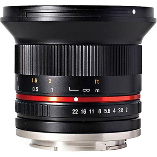 Used Samyang 12mm f2.0 NCS CS Lens - Fujifilm X Fit - Black