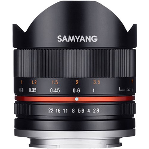 Used Samyang 8mm f2.8 UMC II Fisheye Lens - Canon M Fit