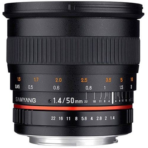 Used Samyang 50mm f1.4 AS UMC Lens - Canon Fit
