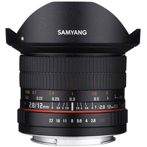 Used Samyang 12mm f2.8 ED AS NCS Fisheye Lens - Sony Fit
