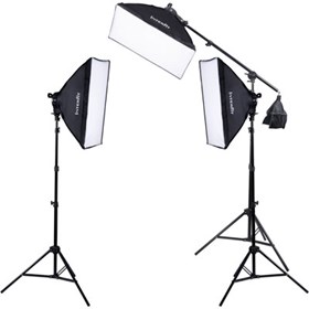 Interfit F5 Three-Head Kit with Boom