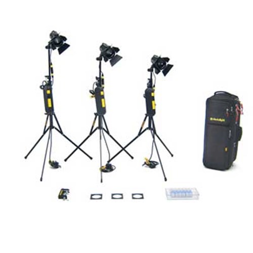 Used Dedo 3 Head DLH4 Classic Dedolight Kit