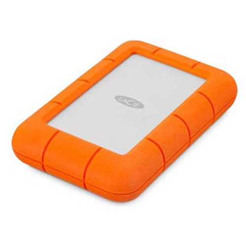 Used LaCie Rugged Mini Portable Hard Drive - 4TB