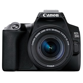 Canon EOS 250D Digital SLR Camera with 18-55mm IS STM Lens - Black
