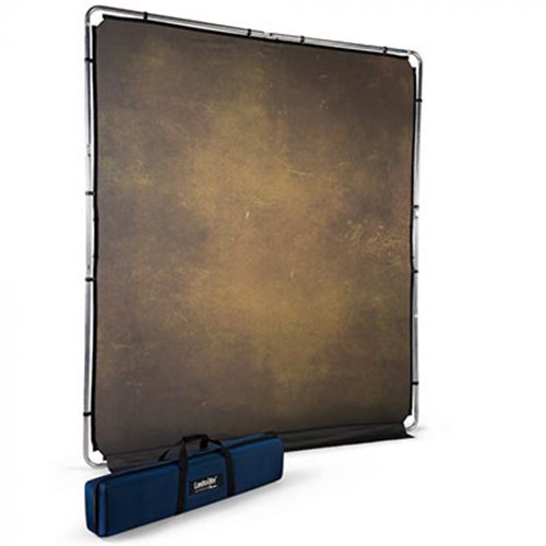 Used Manfrotto EzyFrame Vintage Background 2 x 2.3m - Olive