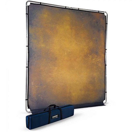 Used Manfrotto EzyFrame Vintage Background 2 x 2.3m - Tobacco