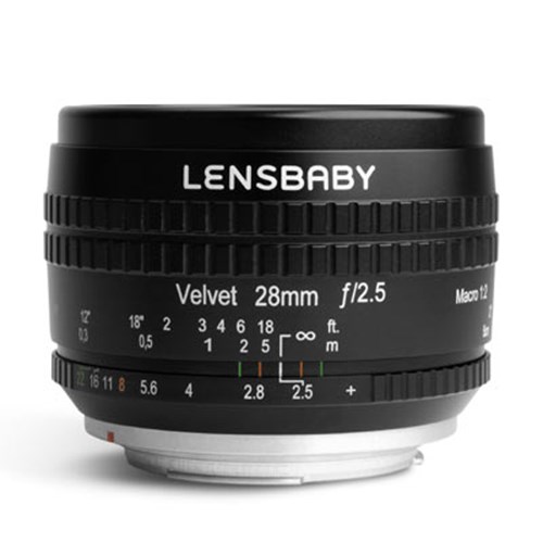 Used Lensbaby Velvet 28mm f2.5 Lens for Nikon F