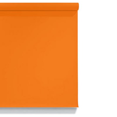 Used Calumet Orange 1.35m x 11m Seamless Background Paper