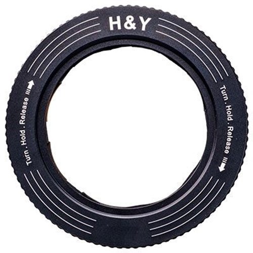 Used H&Y REVORING 52-72mm Variable Adapter for 77mm Filters