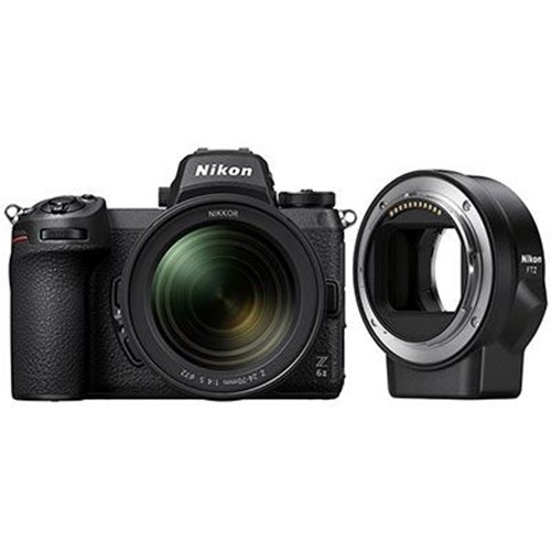 Used Nikon Z6 II Digital Camera with 24-70mm f4 lens and FTZ Adapter