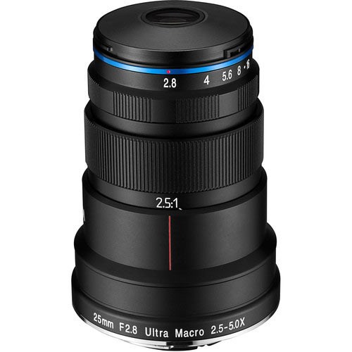 Used Laowa 25mm f2.8 2.5-5X Ultra-Macro Lens for Nikon F
