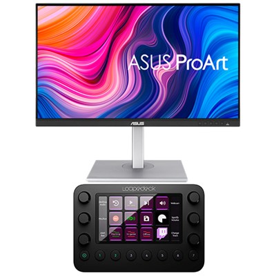 ASUS ProArt PA279CV 4K Monitor and Loupedeck Live