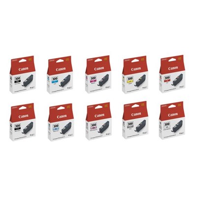 Canon PFI-300 10-Lucia Pro Ink System Bundle