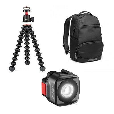 Manfrotto Advanced Active BP III + Joby GorillaPod 3K MII Kit and Beamo Mini