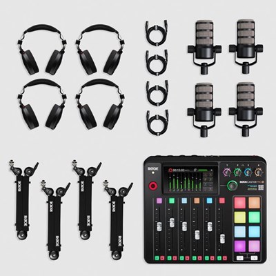 Rode Four-Person Podcasting Bundle