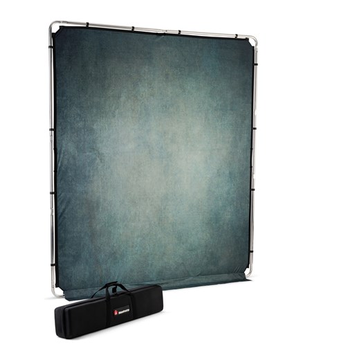 Used Manfrotto EzyFrame Vintage Background 2 x 2.3m - Sage