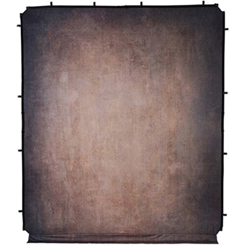 Used Manfrotto EzyFrame Vintage Background Cover 2 x 2.3m - Walnut
