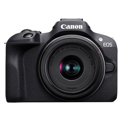 Canon EOS R100 with RF-S 18-45mm Lens