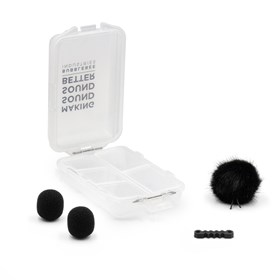 Bubblebee The Outdoor Mic Kit for Rode lavalier II - Black